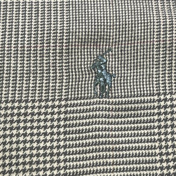 Vintage 90s Ralph Lauren Glen Plaid Flannel Shirt Size Large Preppy Huckberry - Picture 3 of 10
